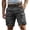 Dark Gray, variant on Tumotour Cargo Shorts For Men Summer Sports Casual Wild Solid Color Outdoor Work Relaxed Work Shorts With Multi-Pockets