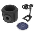 thumbnail image 4 of Éponge Acoustique pour Écran de Microphone pour Radio, Studio, Performance Extérieure, Micro, Éponge de Micro + Support, 4 of 8