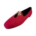 thumbnail image 2 of LSLJS Women's Thick-heeled Solid Color Low-cut with Mid-mouth Single Shoes, 2 of 7