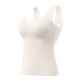 thumbnail image 1 of Débardeurs Gainants pour Femmes Sans Coutures, Camisoles d'Entraînement pour le Corps, Confortables, Col Rond, 1 of 5