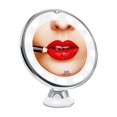 thumbnail image 1 of Touch Screen Makeup Mirror 10X Magnifying Flexible Mirror Brightness Adjustable Rechargeable 3lights LED Light Vanity Mirrors ,Widely Use, 1 of 7