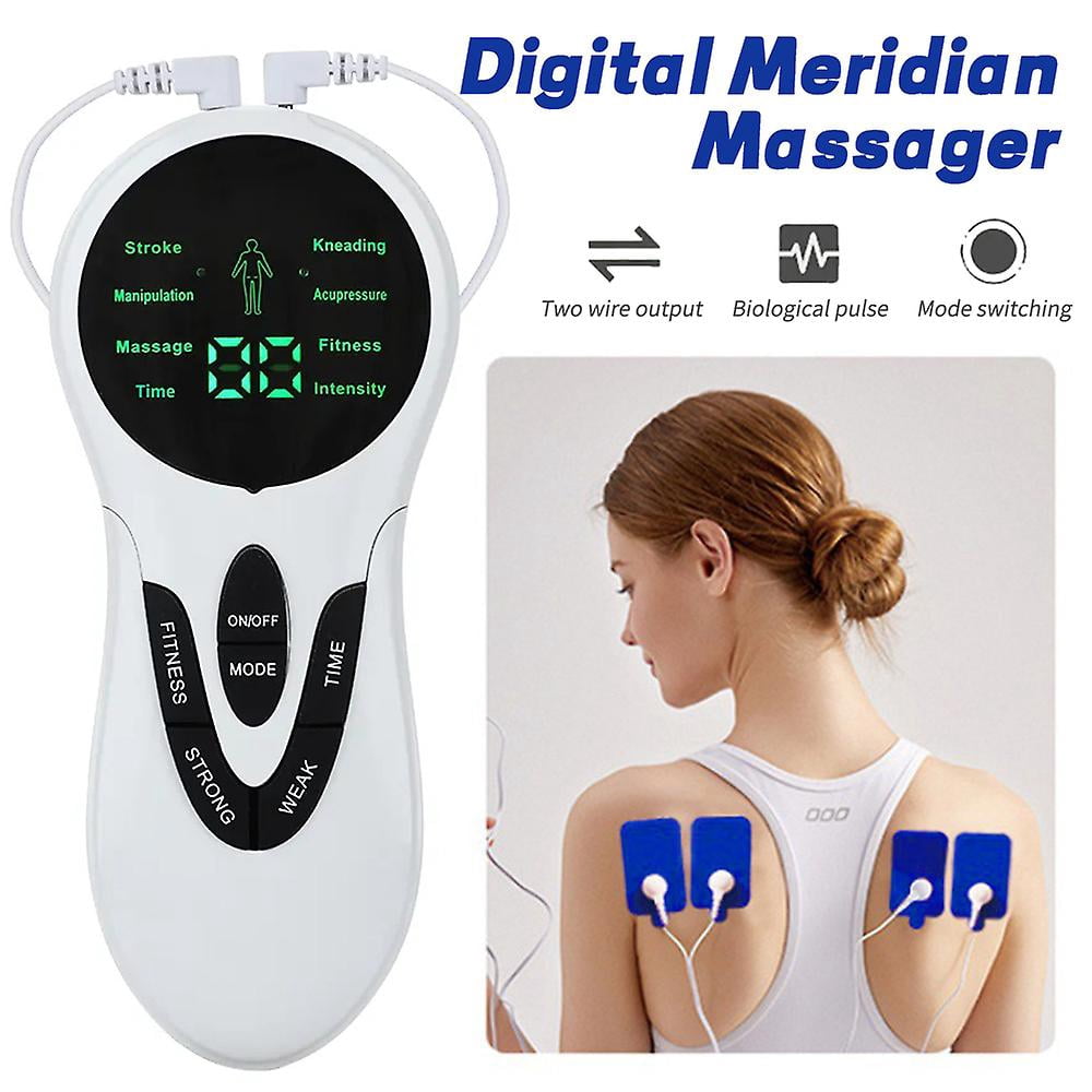 Ten Unit Machine Pulse Massager For Body Pain Relief, 6 Massage Modes, Rechargeable Muscle Stimulator Unit, With 4 Pads
