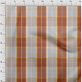 thumbnail image 3 of oneOone Cotton Poplin Rust Brown Fabric Madras Check Sewing Craft Projects Fabric Prints By Yard 42 Inch Wide, 3 of 4