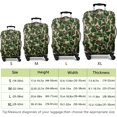 thumbnail image 4 of Travel Luggage Cover Suitcase Protector Fits 18-32 Inch Luggage Wheel Covers Patterned Travel Related Items Flower Luggage Protector Elastic Luggage Anti-scratch Suitcase Cover S, 4 of 4