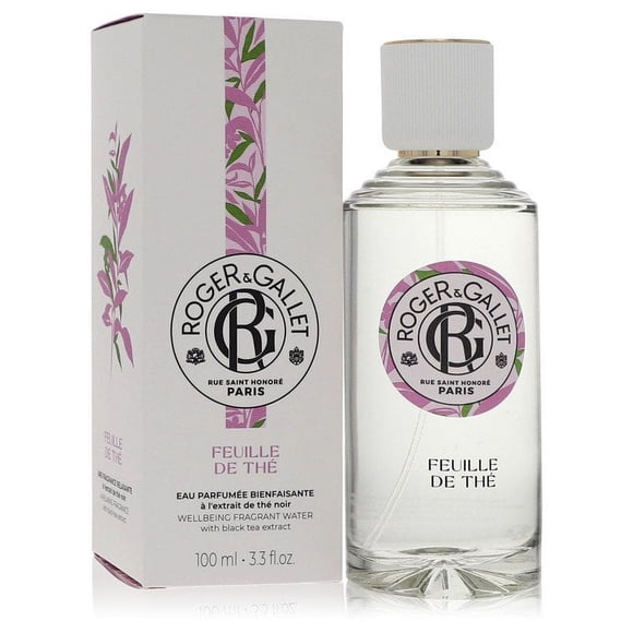 Roger & Gallet Feuille de Thé par Roger & Gallet Vaporisateur d'Eau Fraîche et Parfumée (Unisexe) 3,3 oz