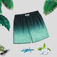 thumbnail image 4 of Gradient Swimming Trunks Mens Adult Boxer Shorts Swimming Casual Beach Pants, 4 of 9