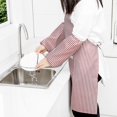 thumbnail image 3 of Waterproof Fabric Striped Anti-Fouling Apron Sleeves Housework Restaurant Home Cleaning Two-Piece Kitchen（Blue）, 3 of 6