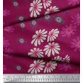 thumbnail image 2 of Soimoi Poly Georgette Fabric Artistic Flower Fabric Prints By Yard 52 Inch Wide, 2 of 3
