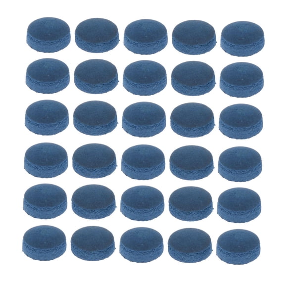Langgg 30 Pcs Embouts de Queue de Piscine Accessoires de Billard Hauts Dureté Réparation Jeu Bleu 13mm