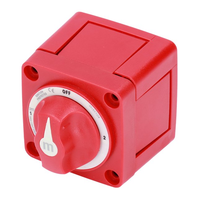 Interrupteurs de Batterie, Protection d'Allumage à 4 Positions Interrupteur de Batterie Marine Rotatif à 360° Robuste pour VR pour Yachts pour Voitures Modifiées