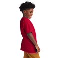 thumbnail image 3 of Hanes T-Shirt Garçon Beefy-T, TP, Rouge Profond, 3 of 4