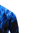 thumbnail image 4 of XZNGL Flame Print Round Neck Long Sleeve Mens Tshirt, 4 of 9