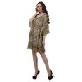 thumbnail image 3 of Moomaya Robe d'Été pour Femmes, Grande Taille, Kimono Aguichant Imprimé, Mini-Robe, 3 of 6