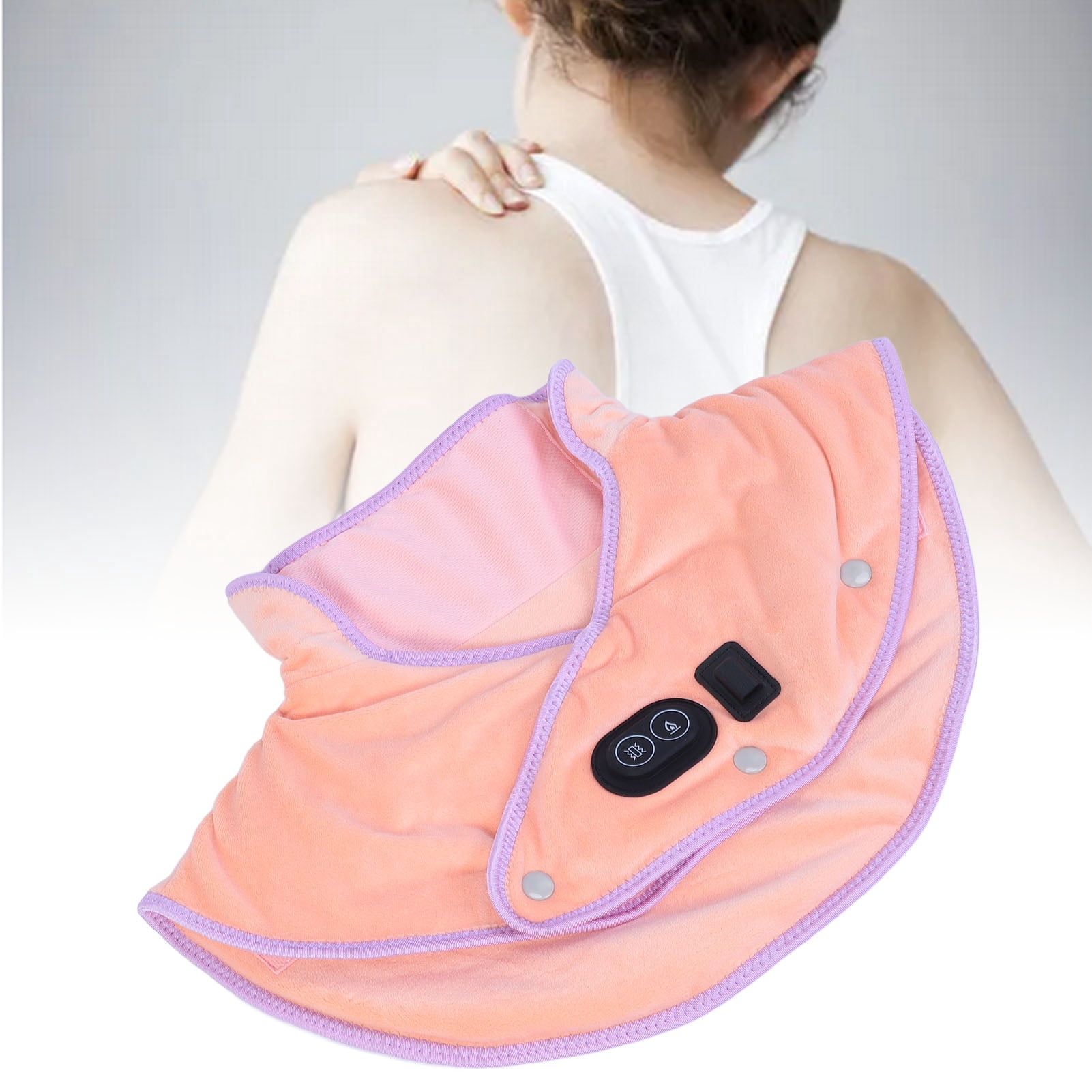 Electric Heating Pad Neck Shoulder Back 3 Levels Temperature Heat Preservation Heated Massage Shawl Wrap Shoulder Heating Pad Electric Heating Shoulder Pad Neck Heating Pad