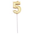 thumbnail image 1 of serony Birthday Cake Digital 0-9 Candle Party Celebration Cupcake Cakes Decorations Topper Home Craft Accessories Gift Number 5, 1 of 7