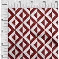 thumbnail image 2 of oneOone Velvet Maroon Fabric Geometric Sewing Craft Projects Fabric Prints By Yard 58 Inch Wide, 2 of 4
