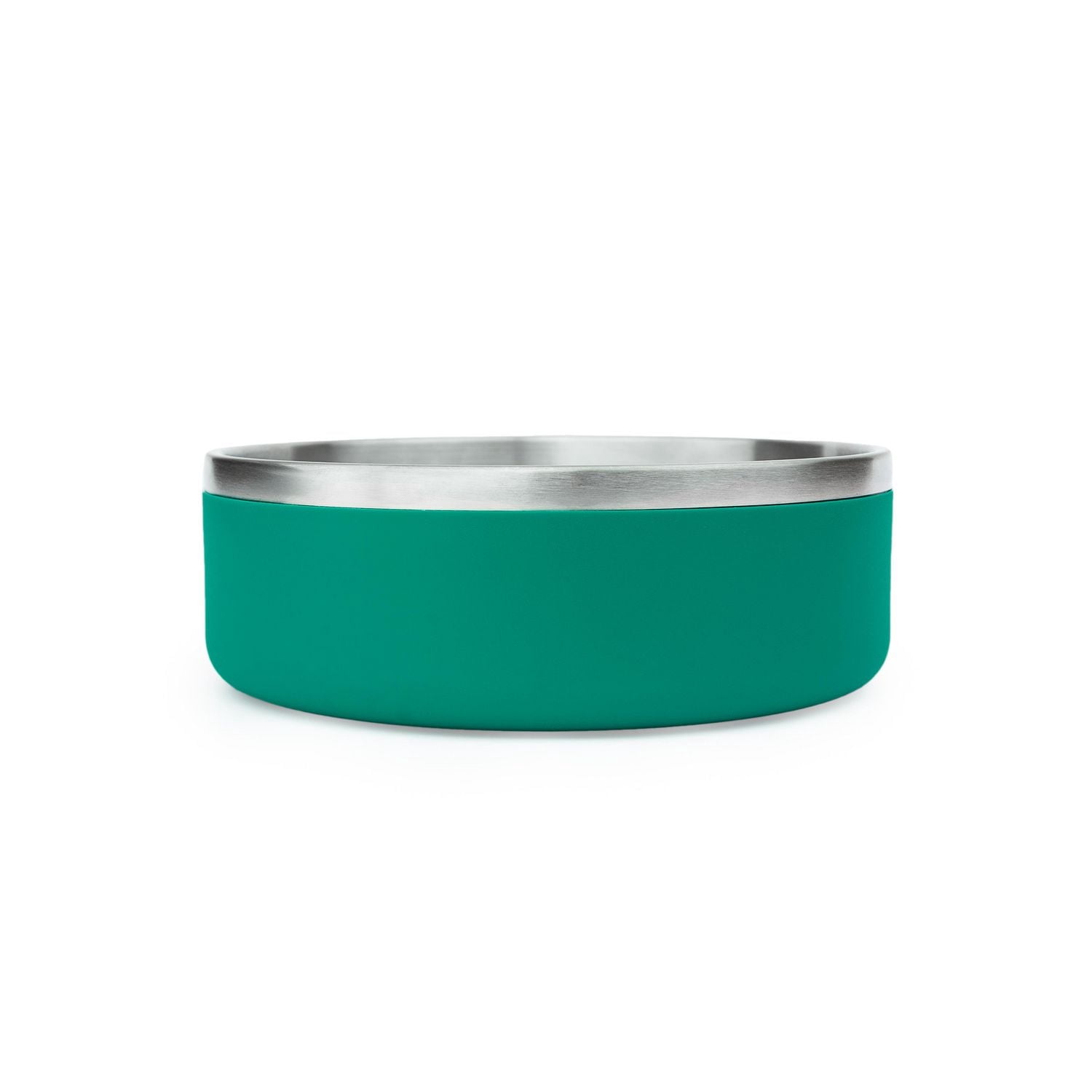 One Paw, Small Double Stainless Steel Dog Bowl, 1.3L (44 oz), for Dogs and Cats