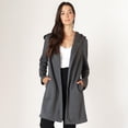 thumbnail image 1 of Devoted trench-coat à manches longues et capuche, 1 of 2