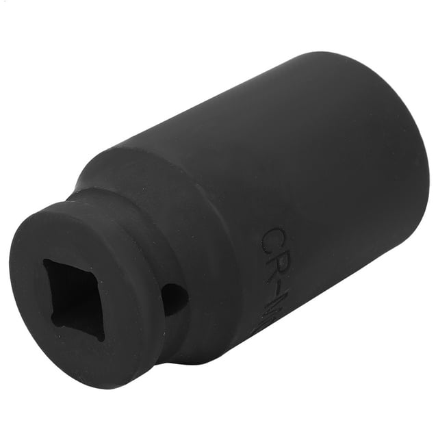 Air Impact Wrench Socket 1 Inch Pneumatic Socket Thickened Air Impact Wrench Socket Square Hex 80mm LengthH32