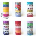 thumbnail image 2 of Coofit 6 Rolls Christmas Masking Planner Tape Cute Tearable Cartoon Craft Tape, 2 of 10