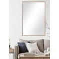 thumbnail image 4 of Mainstays Adler Wall Mount Framed Rectangular Mirror, Mango Wood Look Finish, Home Decor Mirror, Has Frame; 18x22in, 4 of 4