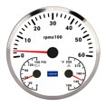 thumbnail image 2 of 110mm Tachometer DC 9 To 32V 6000RPM 0 To 150PSI Gauge for Truck Boat RV, 2 of 7