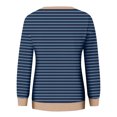 thumbnail image 5 of RXIRUCGD Chandails Décontractés d'Hiver Sans Capuche à Manches Longues à Col Rond Amples Imprimés pour Femmes, Bleu Marine, Taille : L, 5 of 5