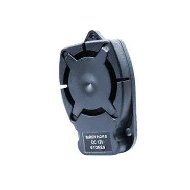 Alarm Horn Siren Buzzer 12V Six-Tone 110 Points Small Size and Easy to Install High Flat Body Small Siren Horn
