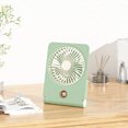 thumbnail image 2 of A Creative Hole Free Wall Fan Featuring 2400Mah Battery 3 Speed Settings For Kitchen Bathroom Living Room Efficient Device Compact Size Efficient, 2 of 8