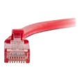 thumbnail image 2 of C2G 3ft Cat6a Snagless Unshielded (UTP) Network Patch Ethernet Cable - Red - Patch cable - RJ-45 (M) to RJ-45 (M) - 3 ft - UTP - CAT 6a - molded, snagless, stranded - red, 2 of 4