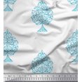 thumbnail image 1 of Soimoi Poly Georgette Fabric Tree Block Print Sewing Fabric Yard 42 Inch Wide, 1 of 3