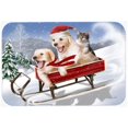 thumbnail image 1 of Carolines Treasures PTW2015CMT Dogs And Kitten In Sled Need For Speed Kitchen & Bath Mat, 20 x 30, 1 of 1