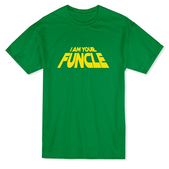Je Suis Votre Oncle Funcle T-shirt Graphique pour Homme Vert Kelly