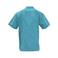thumbnail image 2 of Gravity Threads Mens Guayabera Summer Shirt - Turquoise - 3X-Large, 2 of 2