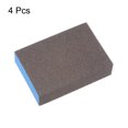 thumbnail image 3 of Unique Bargains 4pcs Sanding Sponge Blocks 400 Grits Sanding Block, 100x70x25mm, Brown&Blue, 3 of 7