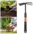 thumbnail image 2 of Ergonomic Metal Hand Tiller Cultivator Tool PVC Handle for Garden Farming, 2 of 6