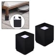 thumbnail image 3 of GROWTH TANK Furniture Risers Bed Riser Chair Leg Lifts Couch Lifter Square 4x5cm Black, 3 of 9