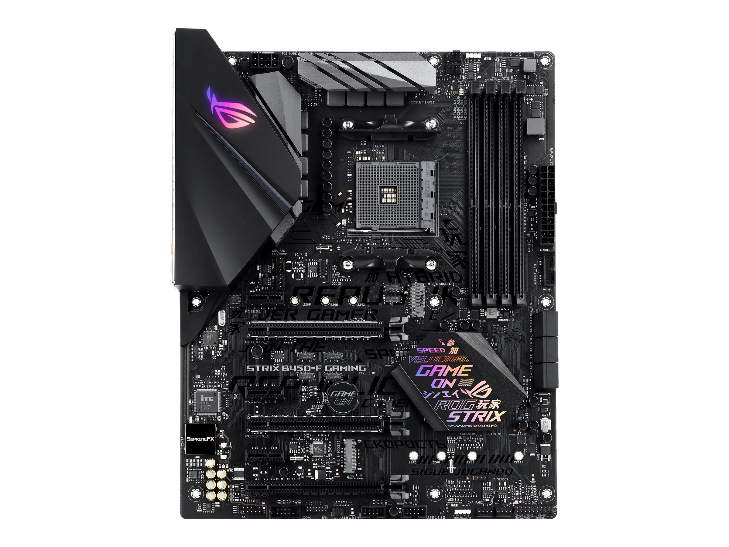 ASUS ROG STRIX B450-F GAMING - Motherboard - ATX - Socket AM4