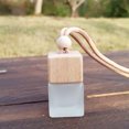 thumbnail image 3 of 3 Pack Air Freshner Car Hanging Perfume Empty Bottle Refillable Fragrance Diffuser Empty Glass Bottle, 3 of 8