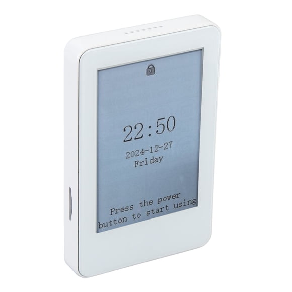 2.7in Ink Screen Book Reader, MP3 Player Portable Electric Book Reader Support Backlight Switch Compact Zinc Alloy for Long Trip