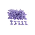 thumbnail image 1 of 50 Pieces Cute Satin BOW Ribbon Applique Embellishments Light Satin Bow Ribbon Purple, 1 of 8