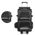 thumbnail image 4 of Double Compartment Pet Carrier Backpack with Trolley Wheels for Travel Walking, 4 of 8