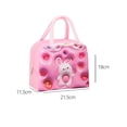 thumbnail image 2 of Oleegame 1 Pce Sac de Rangement pour Produits à Main Sac Isolé Sac pour Boîte à Lunch Sac à Lunch Chiot Brun (Isolation 3D) Violet, 2 of 8