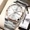 Rose Gold&White, variant on Poedagar Man Wristwatch Sport Quartz Stainless Steel Male Watches Waterproof Date Watch