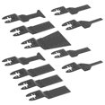 thumbnail image 3 of 11PCS Lame de Scie Oscillante Libération Rapide Acier au Carbone Travail Droit Multitool Lame Kit, 3 of 14