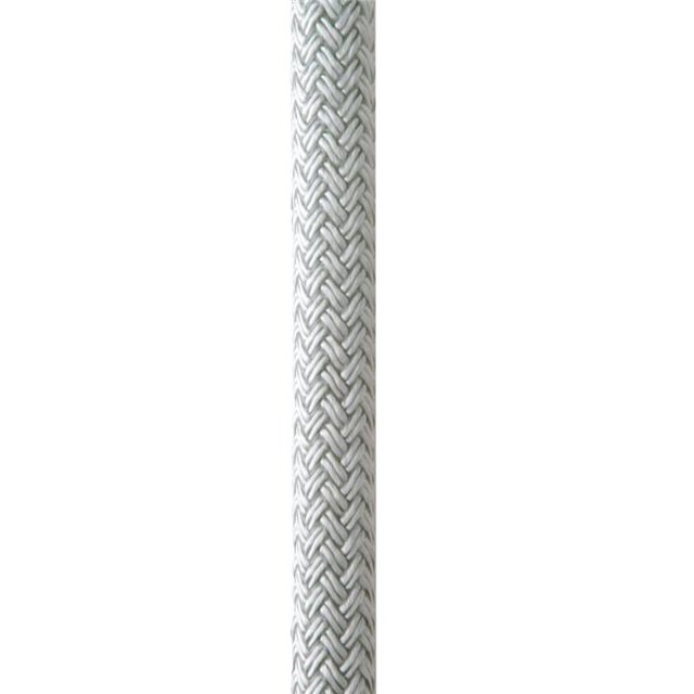New England Ropes C5050-12-00025 0.37 in. x 25 ft. Nylon Double Braid Dock Line - White