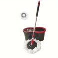 thumbnail image 3 of 1 Set, Household Spin Mop And Bucket Set/ Only 2 Replacement Mop Heads,, 3 of 5