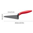 thumbnail image 3 of Oleegame 1PC Kitchen Utensils Set Stainless Steel Pizza Spatula Transfer Shovel Triangle Spatula Long Dish Spatula Frying Spatula Baked Pizza Transfer Tool, 3 of 4