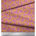 thumbnail image 3 of Soimoi Rayon Fabric Text & Tiger Face Cartoon Printed Fabric 1 Yard 56 Inch Wide, 3 of 3