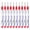 Red, variant on Quinlirra Clearance 10PC Waterproof Fast-Dry Oil-Based Long-Head Marker for Deep Holes Metal Wood Glass DIY 10ml